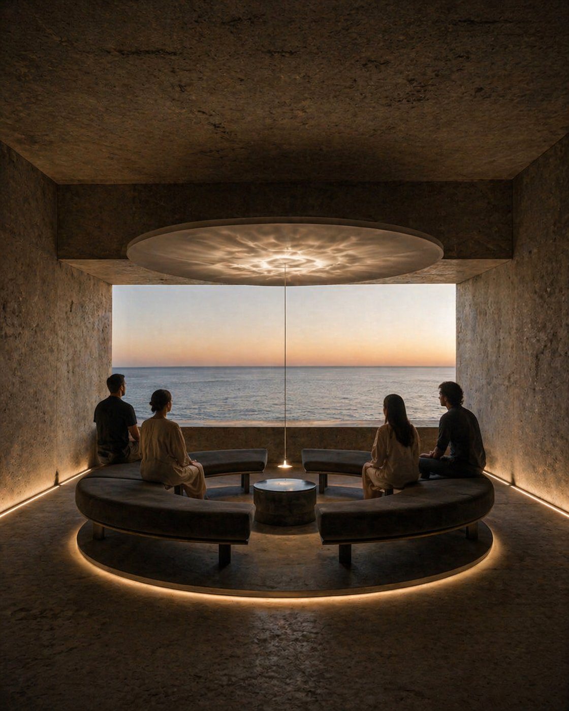 the silence room — circular gathering