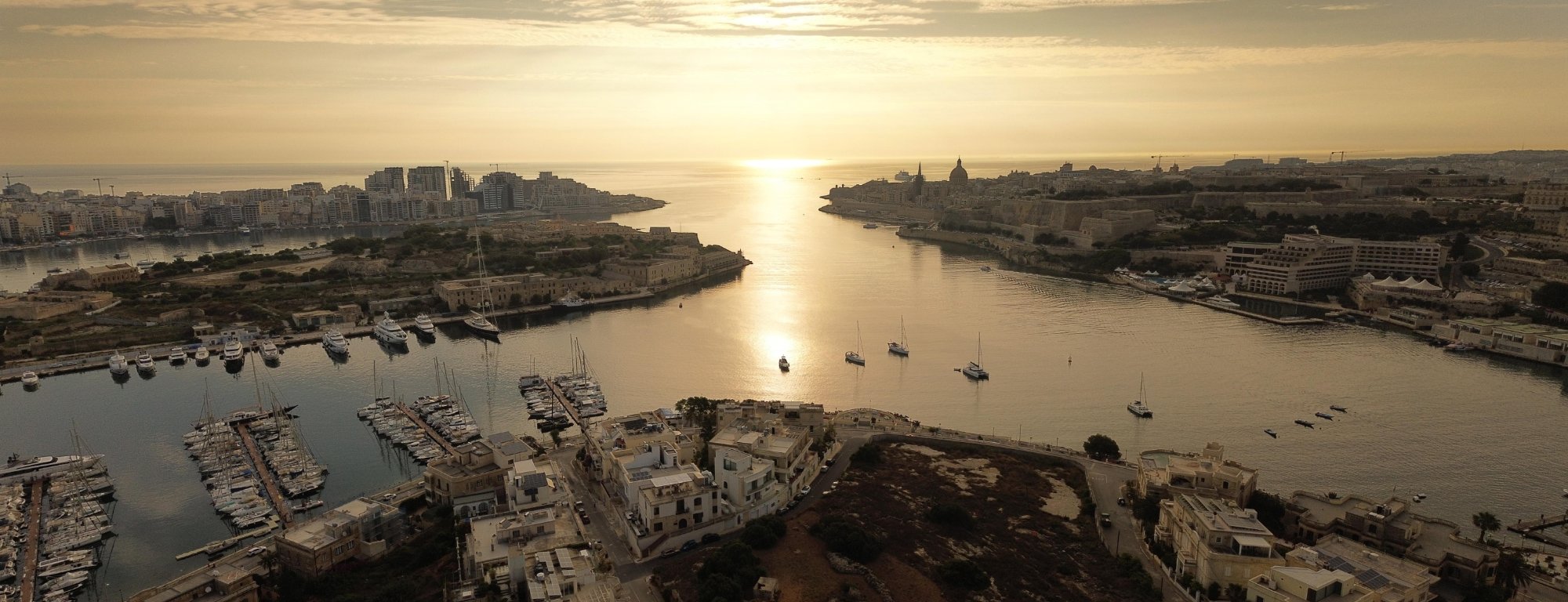 The harbour — Valletta and the Three Cities facing each other