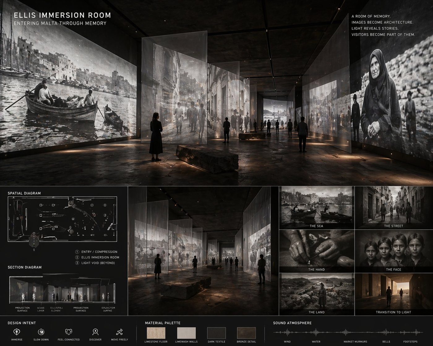 The ellis immersion room — photographs become architecture