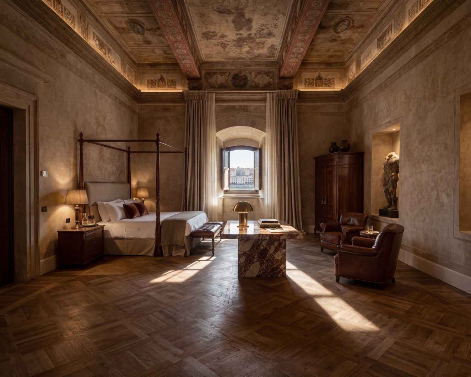 Suite in morning light