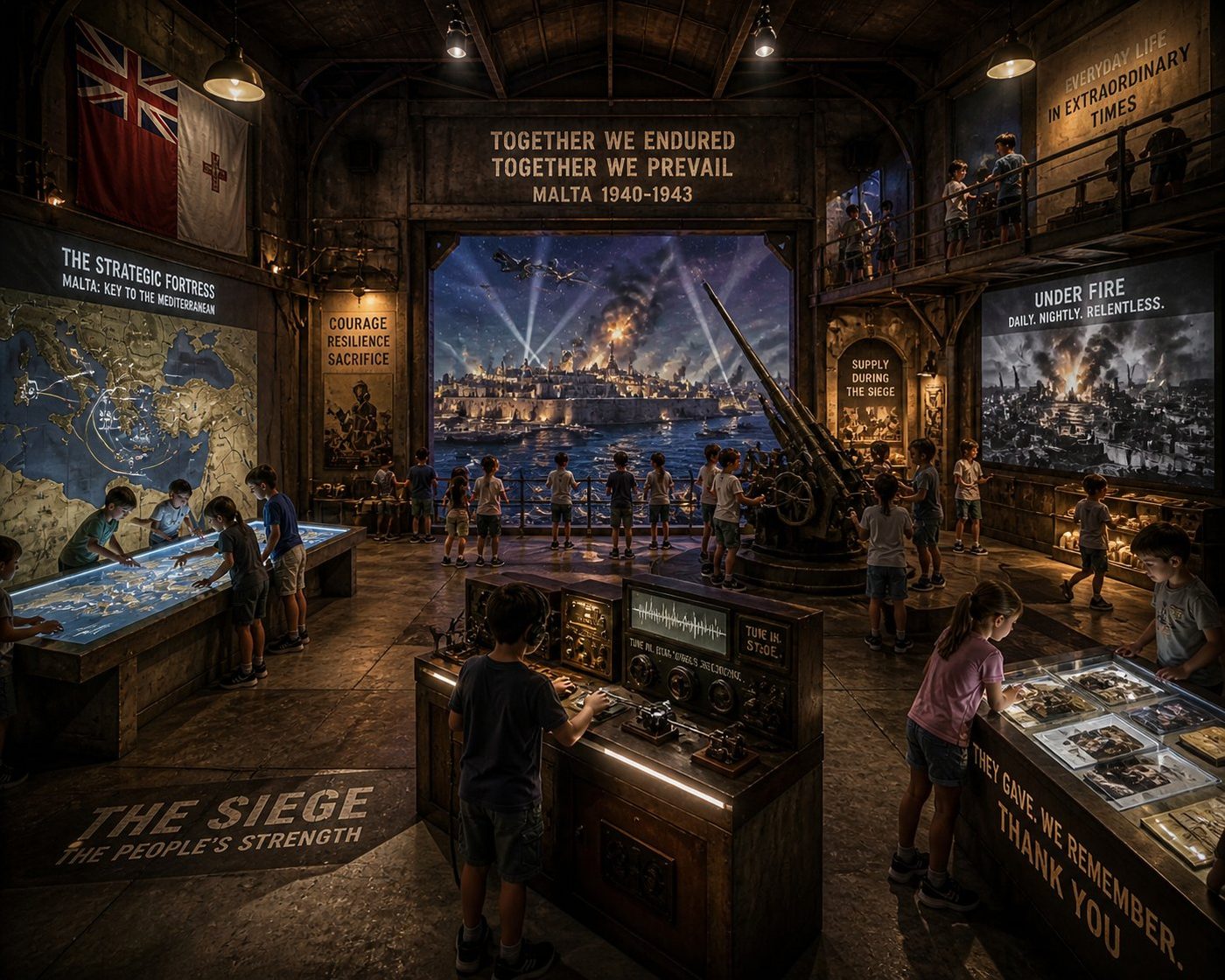 the modern chamber, the wartime floor